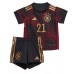 Niemcy Ilkay Gundogan #21 Koszulka Wyjazdowych Dziecięca MŚ 2022 Krótki Rękaw (+ Krótkie spodenki)